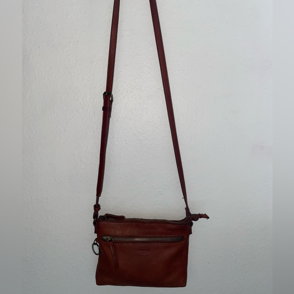 Brown crossbody purse